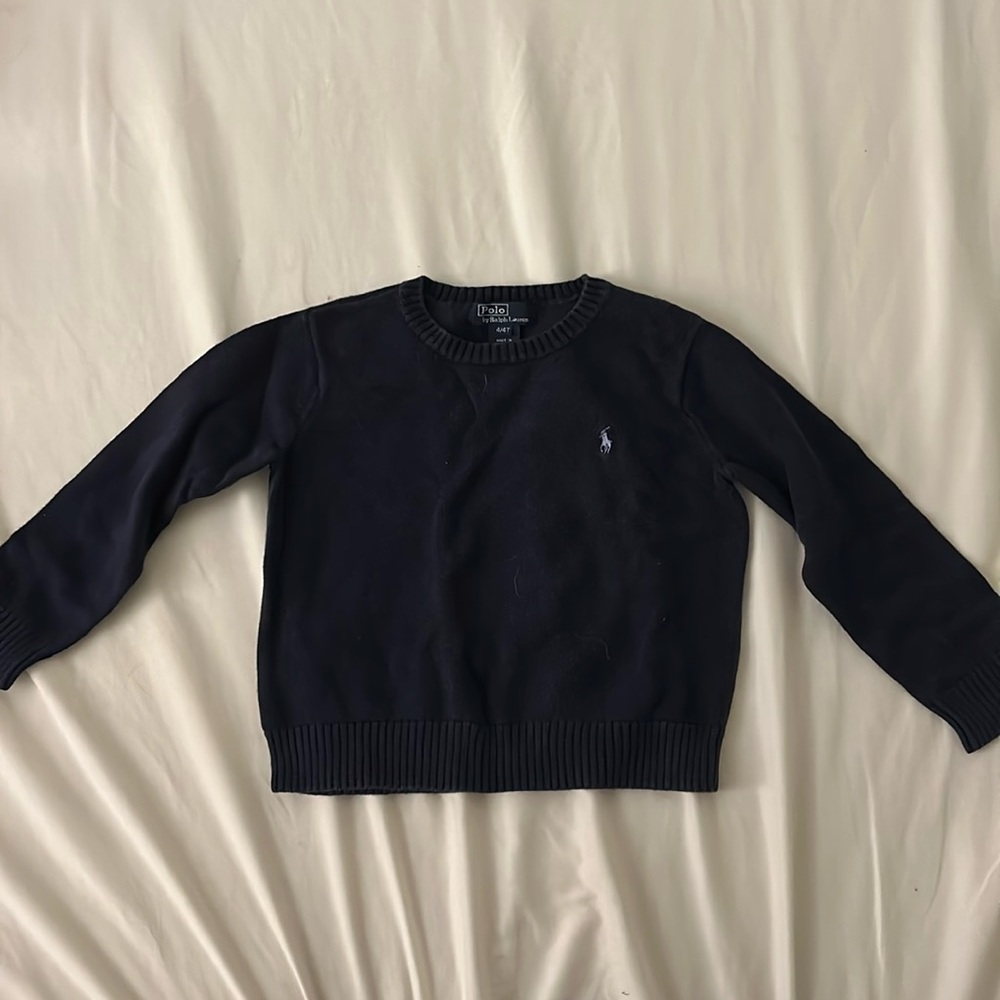 Polo Ralph Lauren boys navy blue sweater - Size 4T